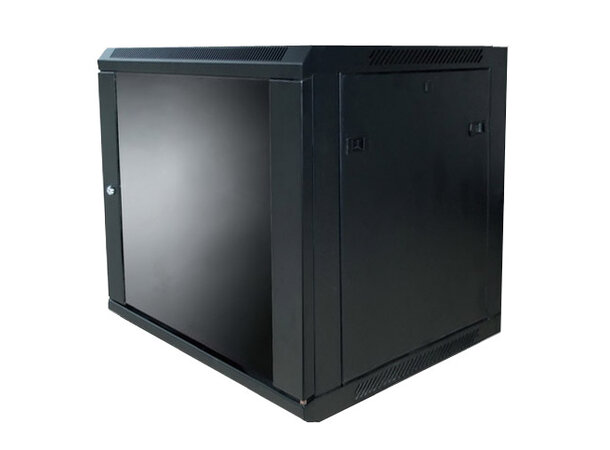 Caymon WPR612R/B 19" Rack for vegg 12 Units - 60cm depth Sort 